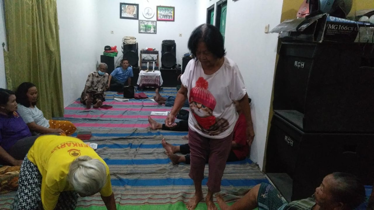 Rosario umat katolik,sawahan kidul