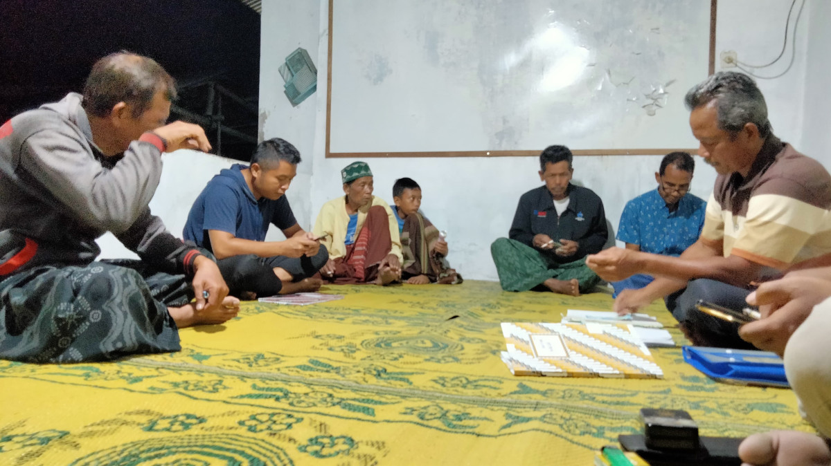 Pertemuan kandang kelompok padukuhan Tonggalan