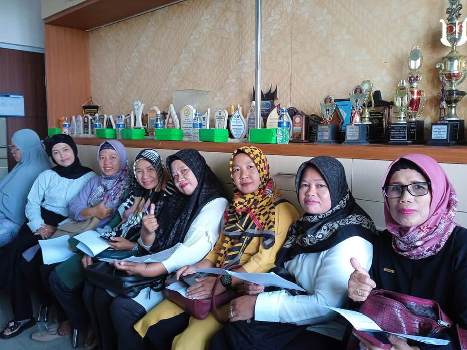 Kader Posyandu Raharjo Sempu mengikuti Pelatihan Posyandu di Puskemas Ngemplak II