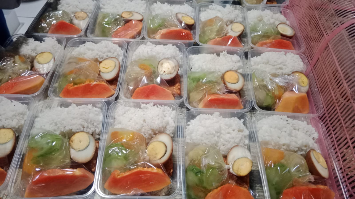 PMT balita posyandu Ngudi Saras Tonggalan