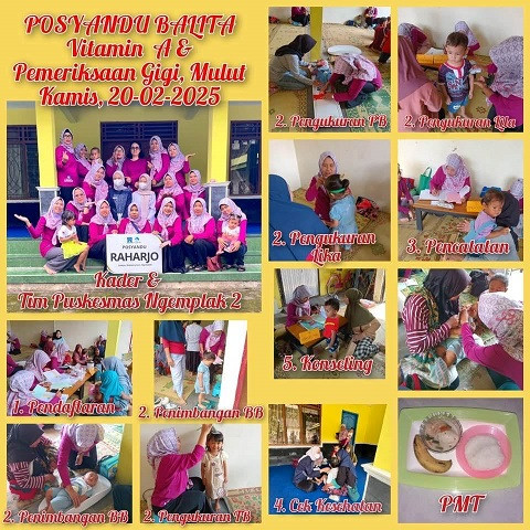 Posyandu Balita Raharjo Sempu Februari 2025