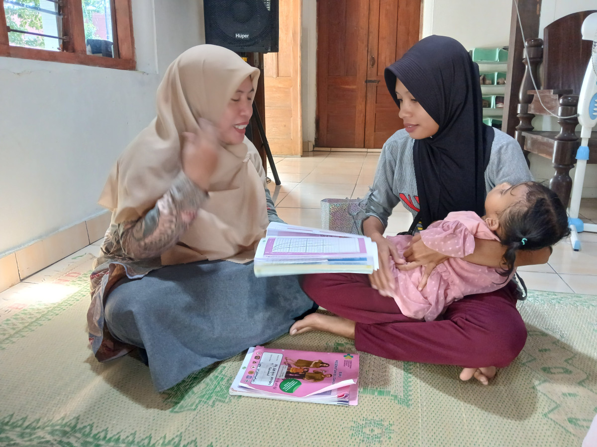 kunjungan rumah kepada balita dengan berat badan kurang di Padukuhan Ceper