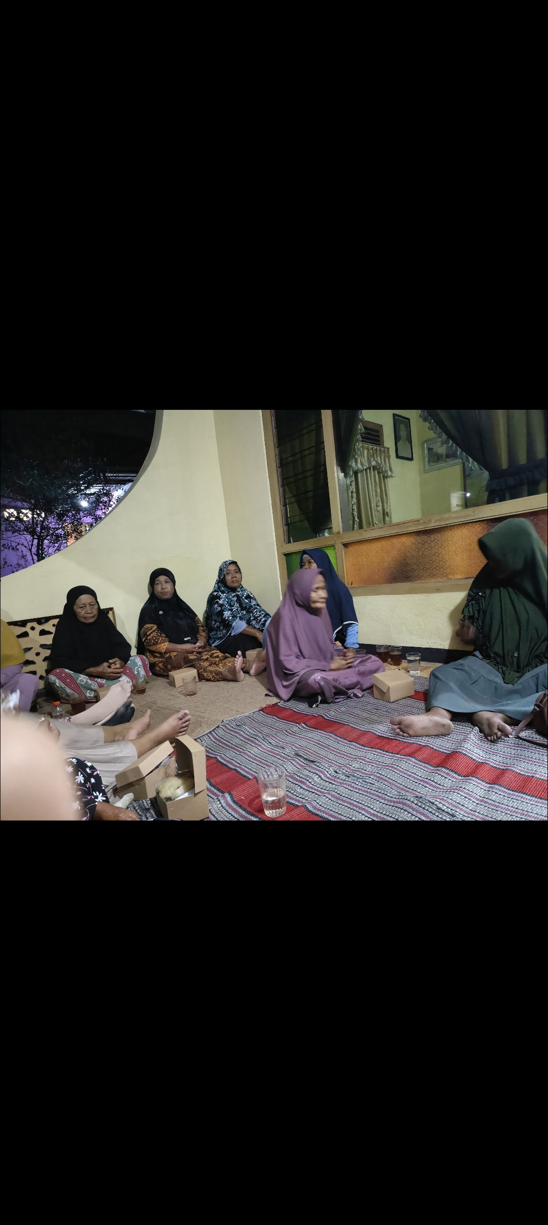 Kegiatan pengajian rutin malam kamis ibu ibu warga gebang jetis wedomartani