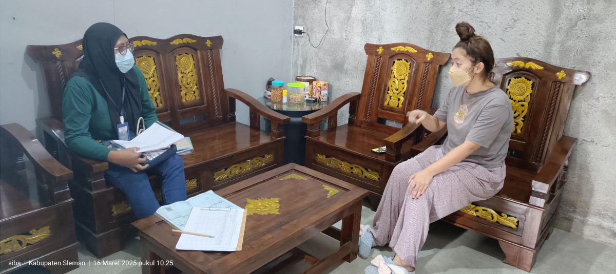 Kegiatan pendampingan terhadap odtb di wilayah Jetis wedomartani