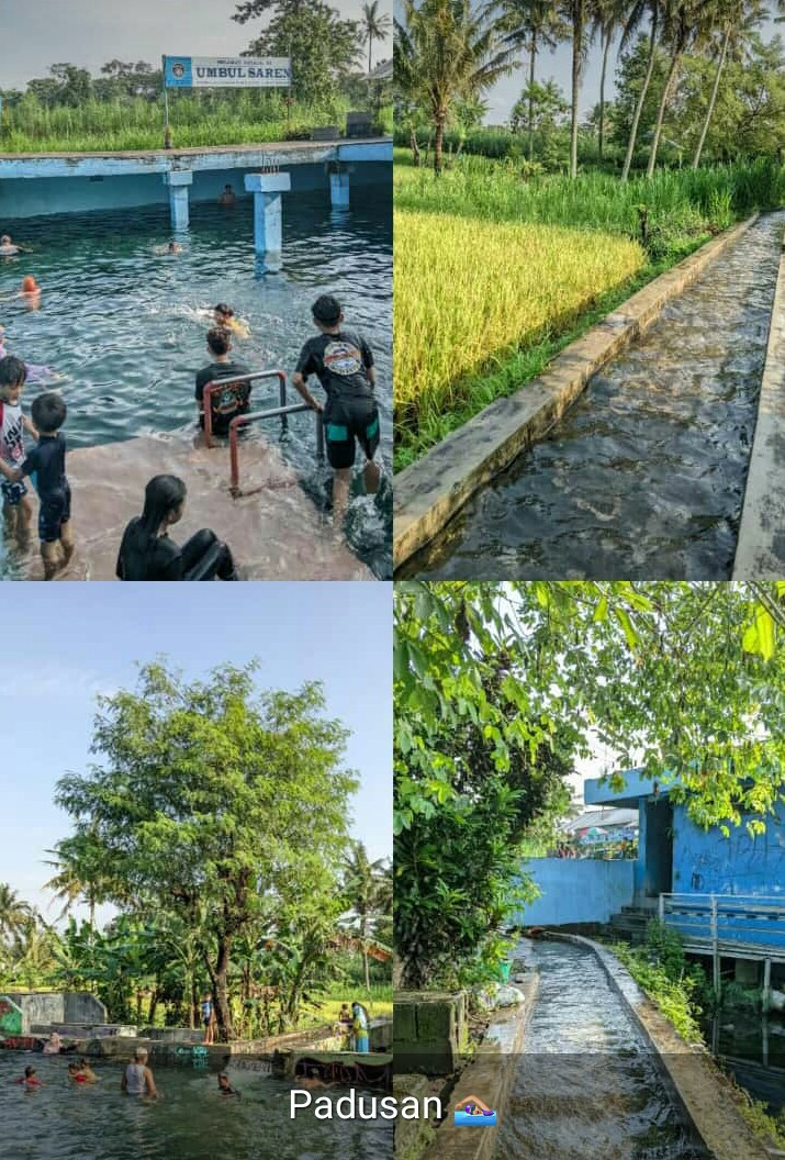 Padusan menyambut bulan puasa di umbul saren