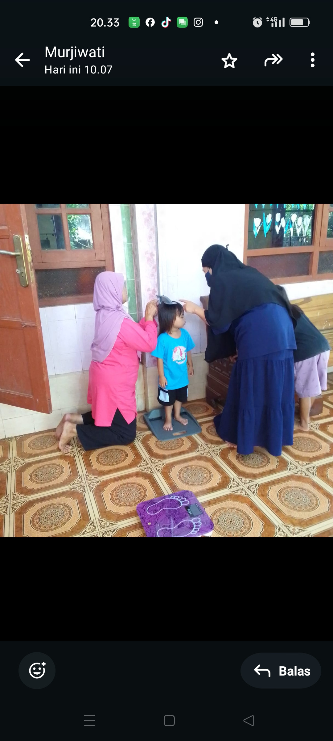 Posyandu aktif padukuhan krandon