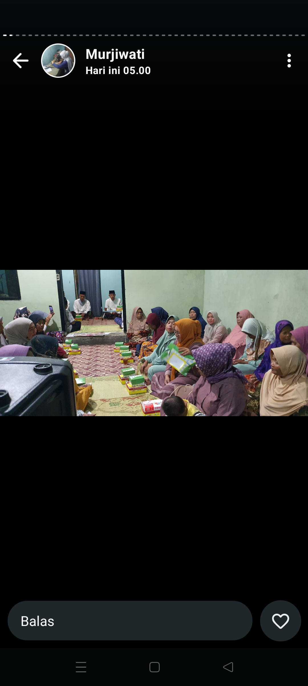 Pengajian rutin lapanan RW 53 nglinggan padukuhan krandon