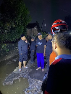 Kunjungan Bp Bupati Sleman ke dusun Sanggrahan