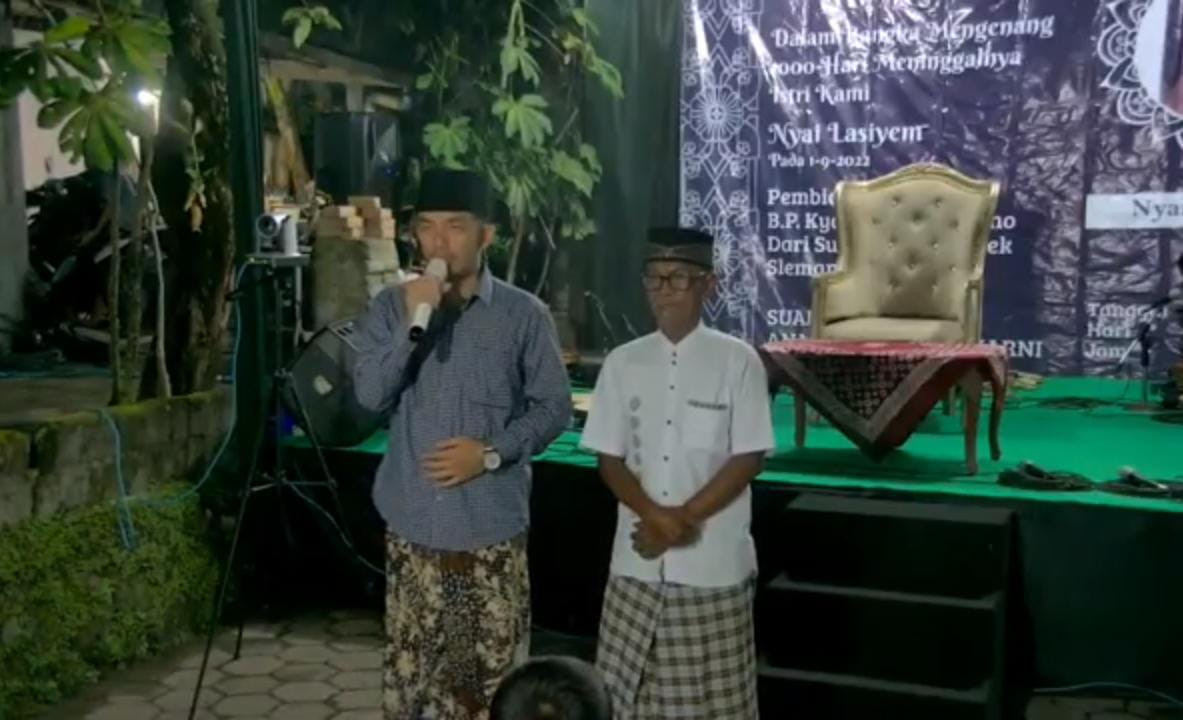 Pengajian Haul 1000 Hari wafatnya almarhumah nyai Lasiyem PADUKUHAN KARANGSARI