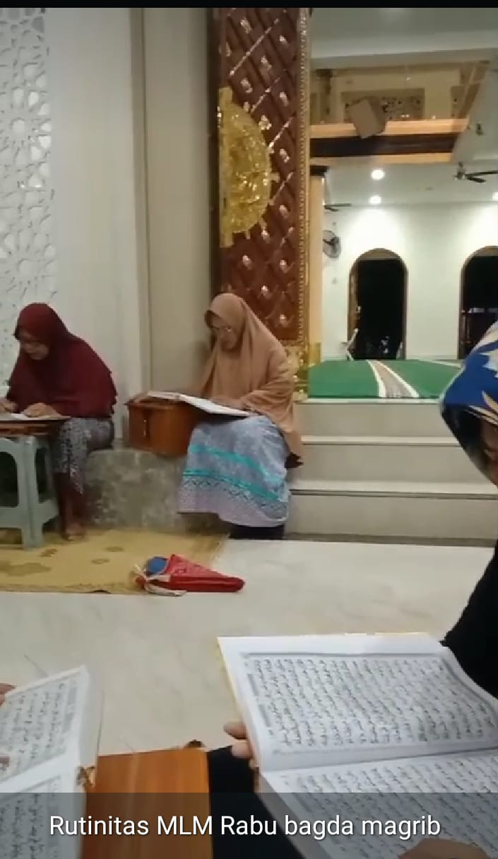 Tadarus bersama Ibu ibu warga Dusun Krajan