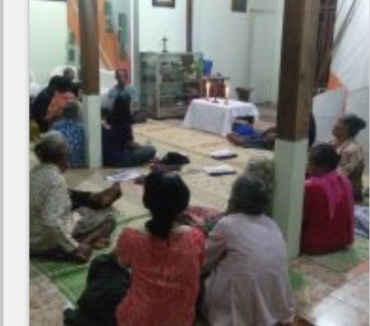 Rosario umat katolik,sawahab kidul