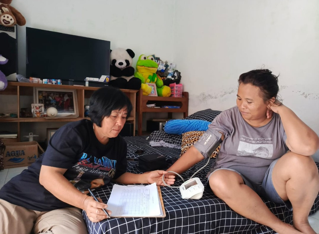 Kunjungan pendataan dewasa ibu yarsih,sawahan kidul