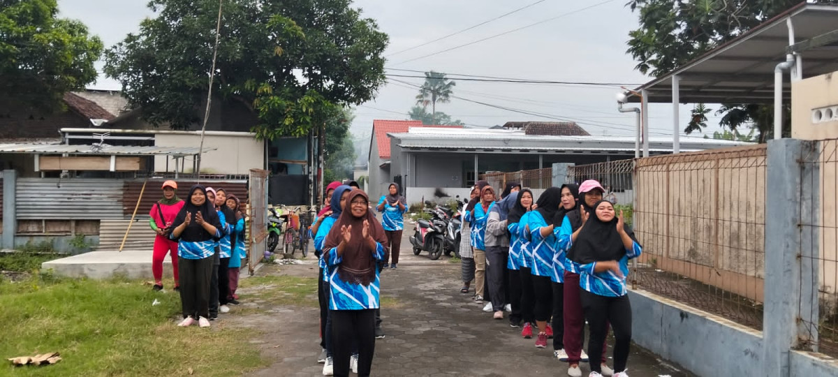 Kegiatan:senam sehat sehati padukuhan Malangrejo