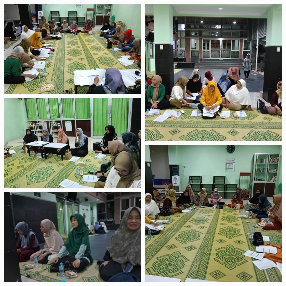 Kegiatan rapat panitia idul adha 1446 H sie pengisirisan daging dan penimbangan di masjid Al marhamah perum candi gebang permai Jetis wedomartani