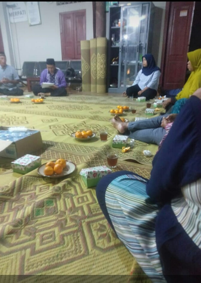 Rapat koordinator TPA Masjid Al Hidayah saren