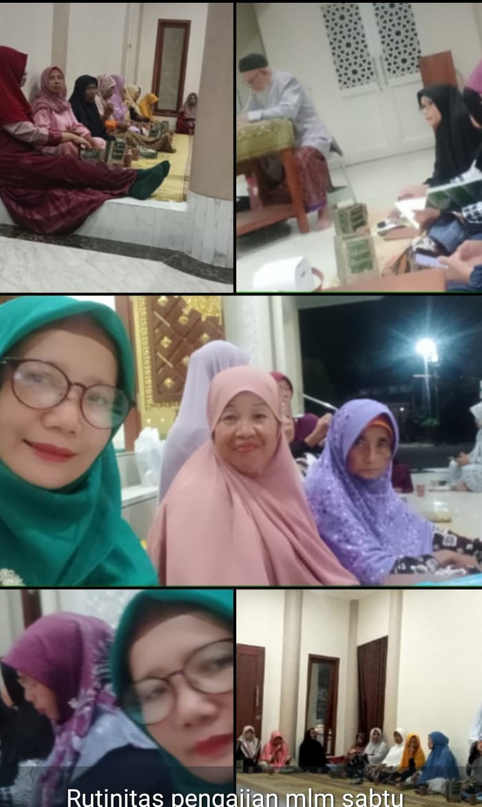 Pengajian rutin malam sabtu ibu2 warga krajan