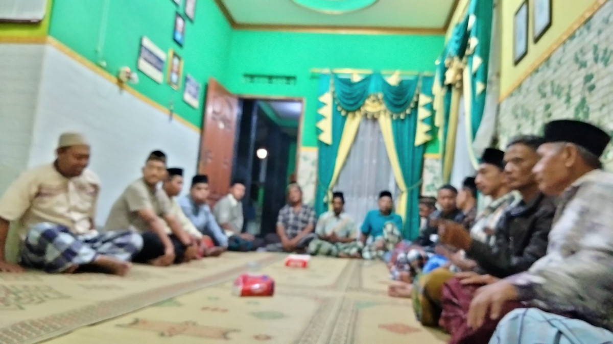Rapat koordinasi persiapan pengajian haul mbh Basyir Tonggalan