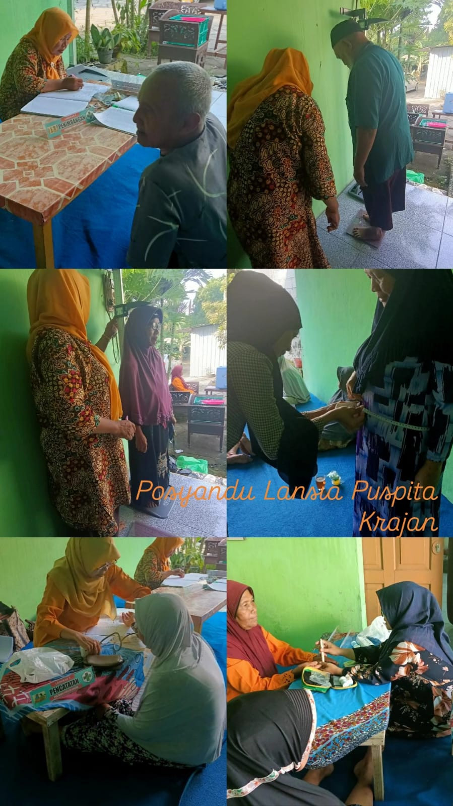 Posyandu lansia krajan