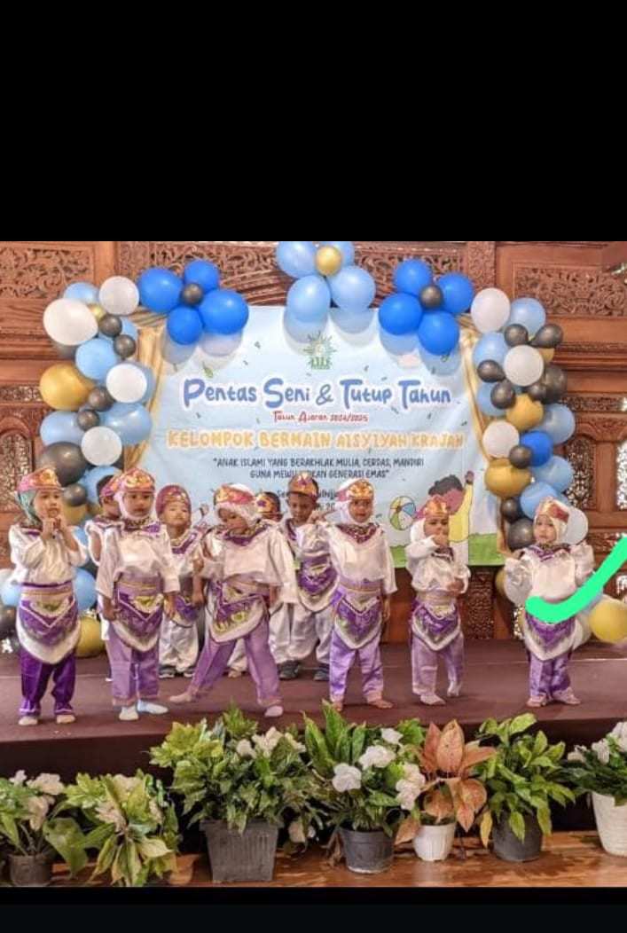Acara pelepasan tahunan Kelompok Bermain Aisiyah ABA Krajan