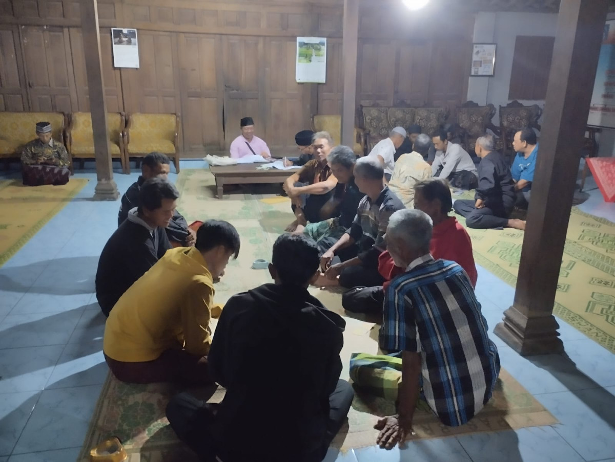 Pertemuan Malam Rabu Legi (LPMD) Padukuhan Pokoh