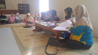 Pertemuan PKK padukuhan Sanggrahan