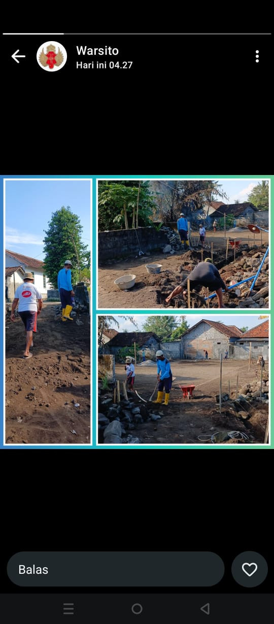 Gotong royong warga gedongan lor