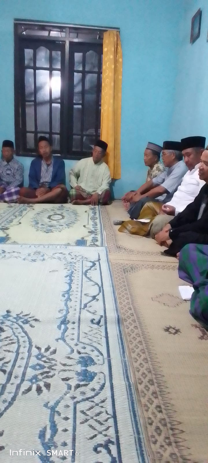 Kegiatan kenduri memperingati 7 hari meninggalnya ALM BPK mujono RT 06 gebang Jetis wedomartani