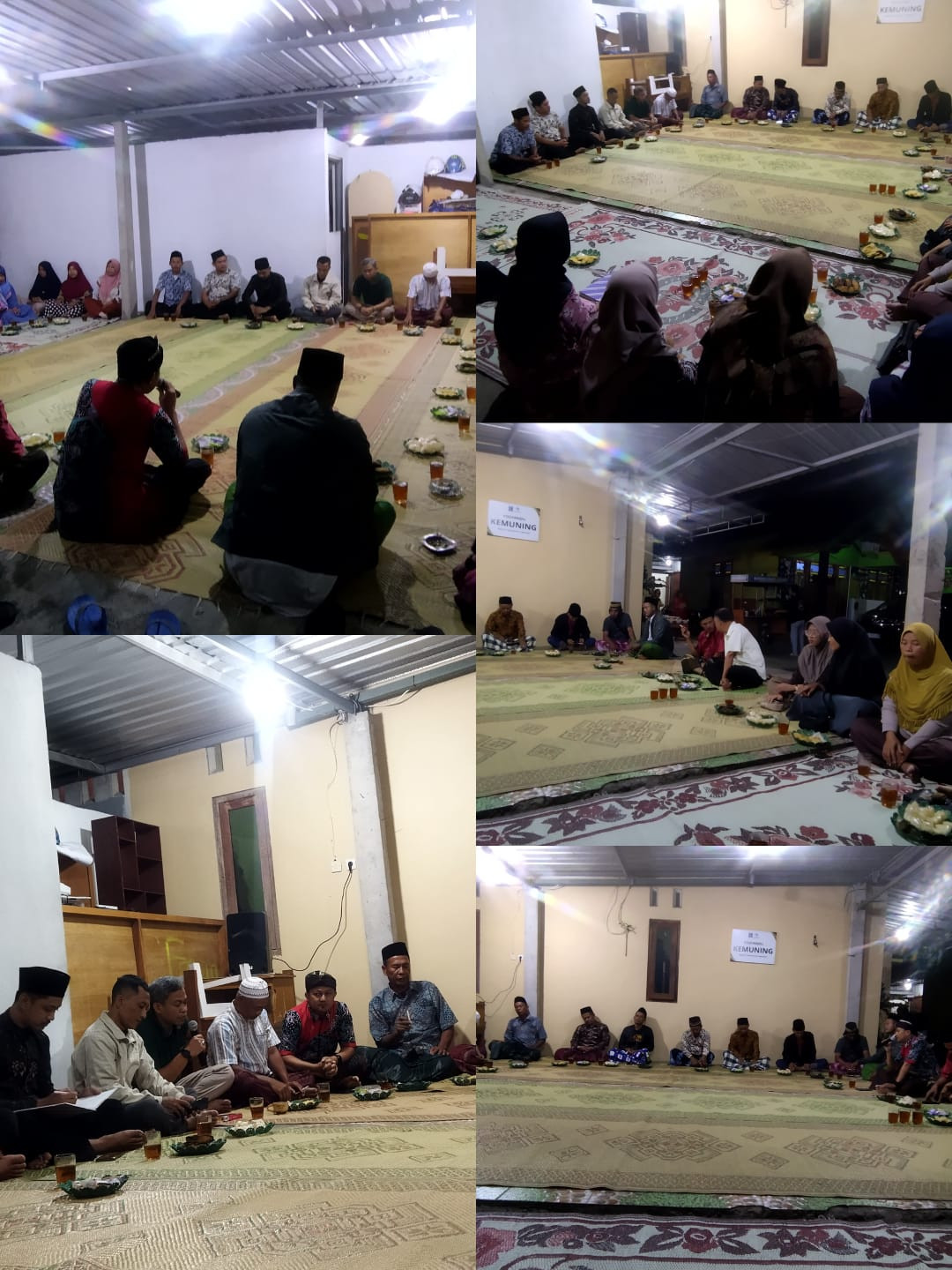 Pembentukan panitia pengajian santunan kepada anak yatim-piatu 10 Muharram padukuhan Tegalsari