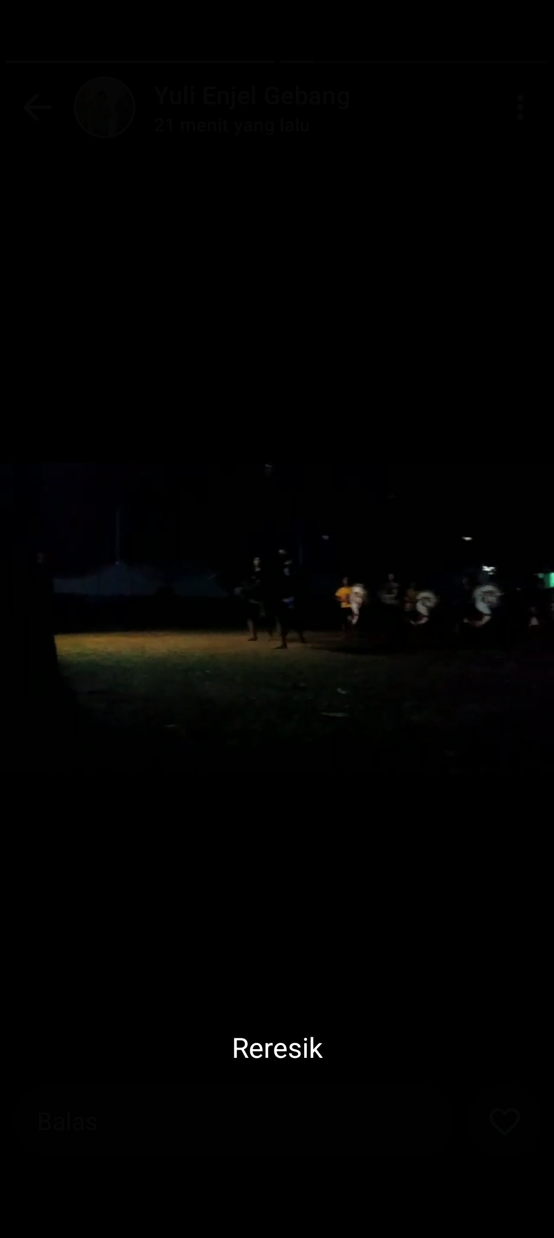 Kegiatan Gladi bersih Jathilan krido manggolo yg akan pentas besok malam di gebang jetis wedomartani