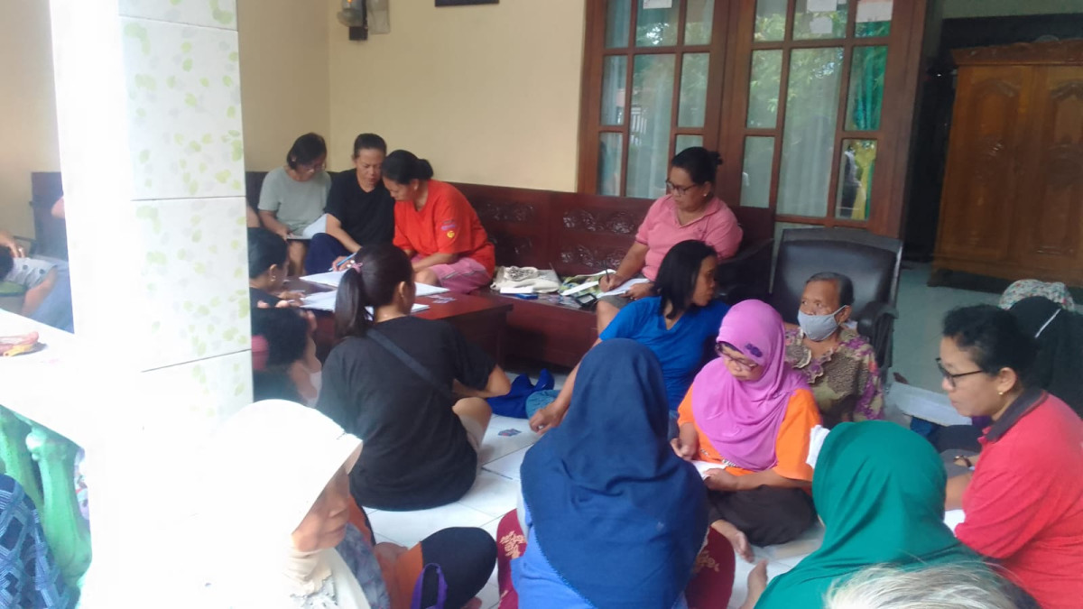 Pertemuan pkk Rt 01 dusun Babadan