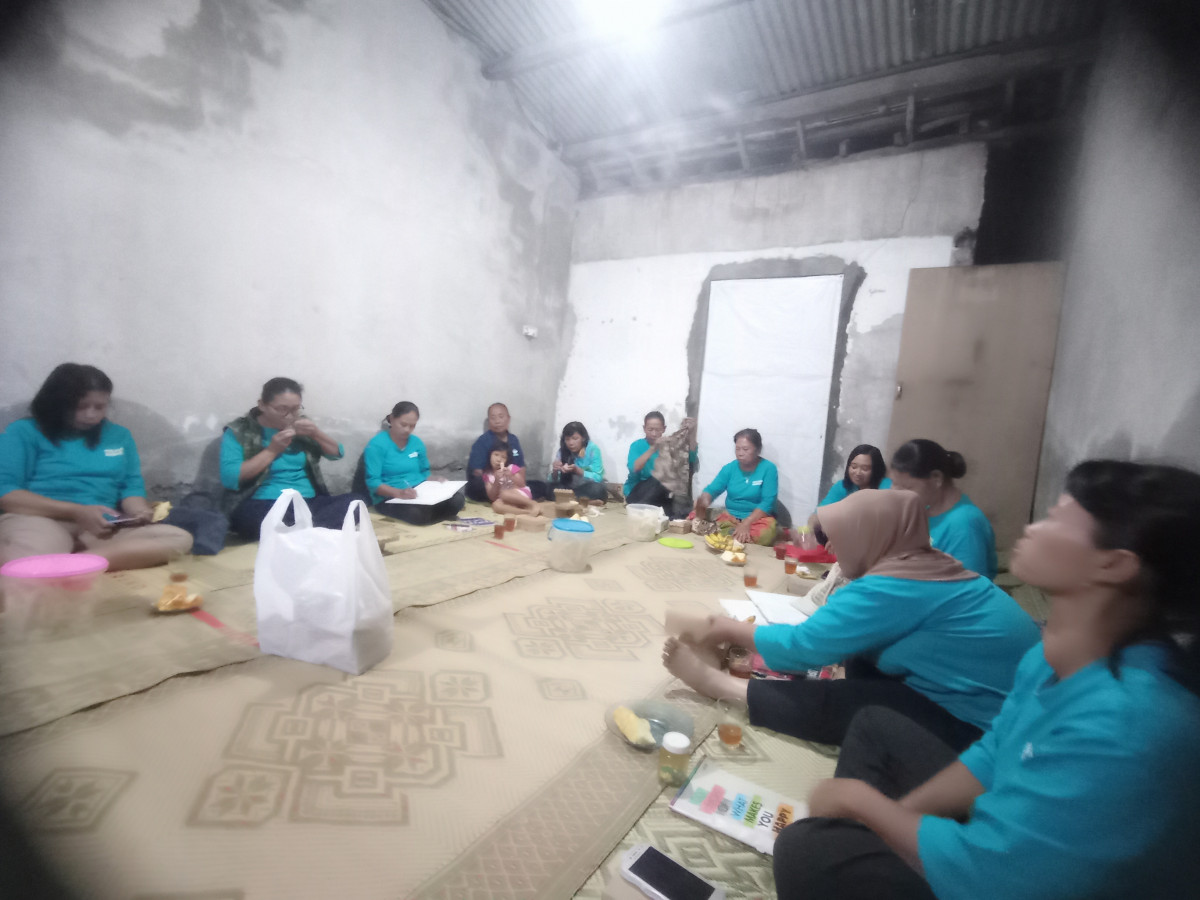 Pertemuan rutin PKK tgl 5 dusun Babadan