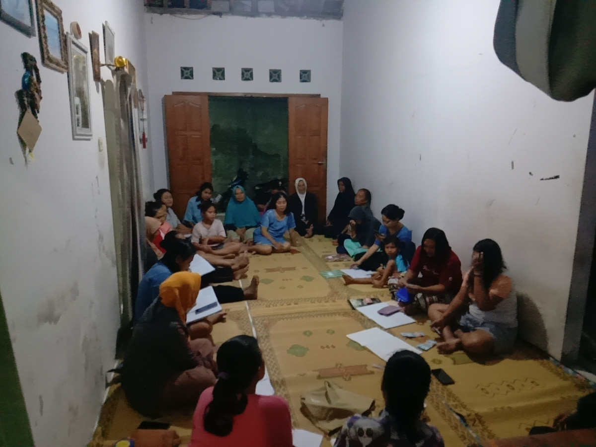 Pertemuan Ibu - Ibu PKK RT 04 Dusun Babadan