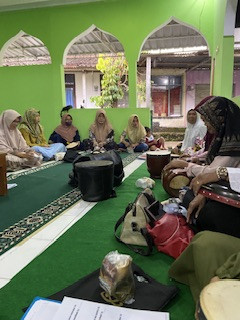 Latihan hadroh Sanggrahan