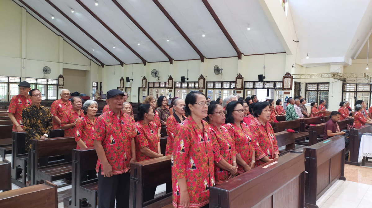 HUT Jaringan Kerasulan Kerahiman Illahi yg k 13 d Gereja St Petrus & Paulus dr dusun Babadan