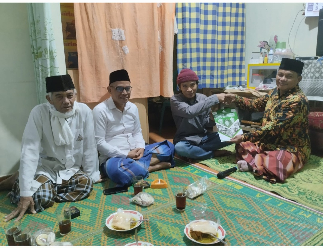Penyerahan Bantuan Dari Lazis NU Wedomartani Kepada Keluarga Ahli Waris Bapak Samsuri RT 01 Pokoh