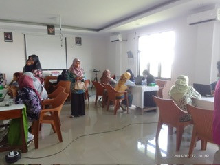 Penilaian tk kemampuan kader diikuti kader Sanggrahan