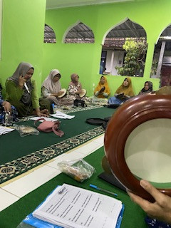 Latihan group hadroh Sanggrahan