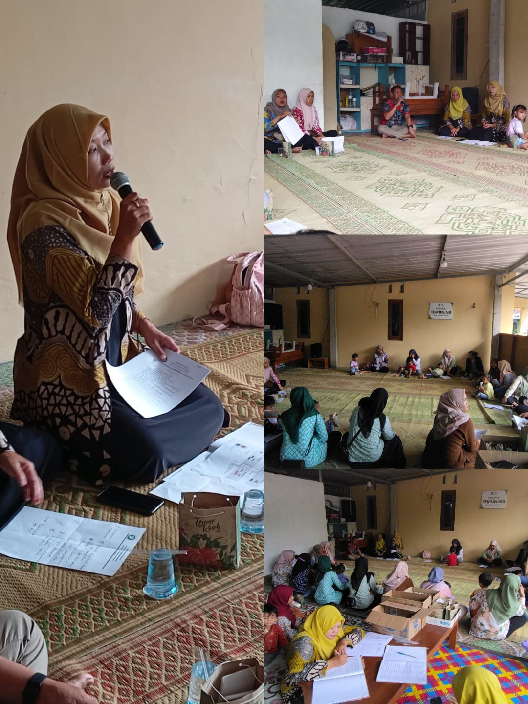 Pertemuan wali orang tua SPS kemuning padukuhan Tegalsari