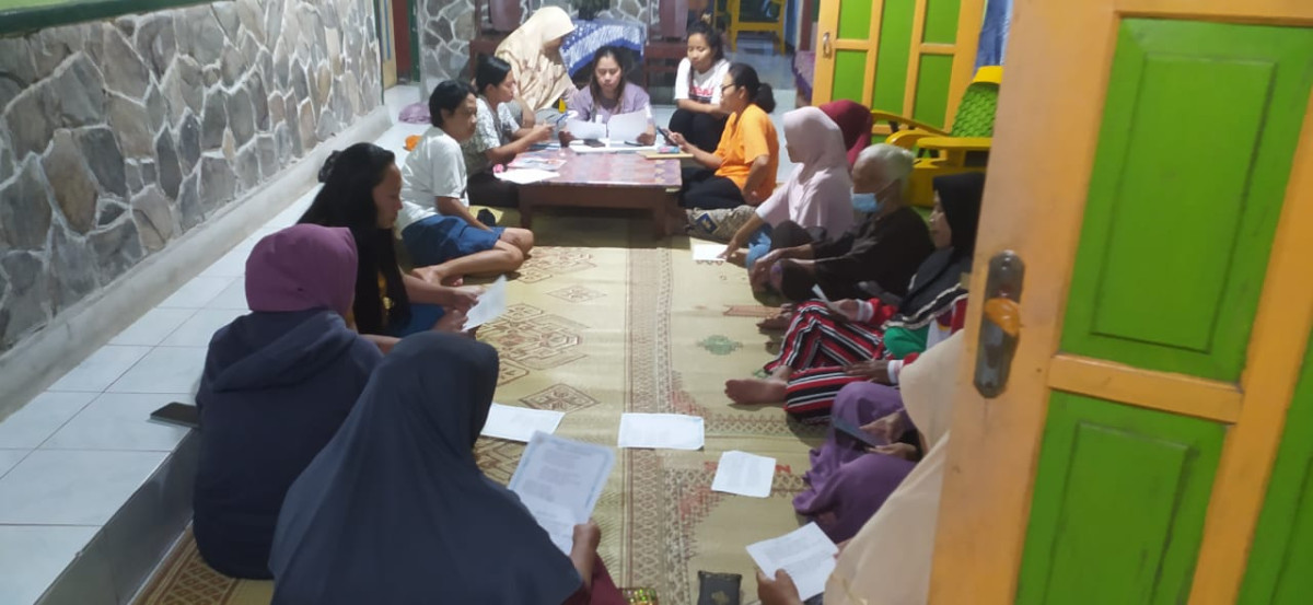 Pertemuan Dasawisma 2 RT 01 Pokoh