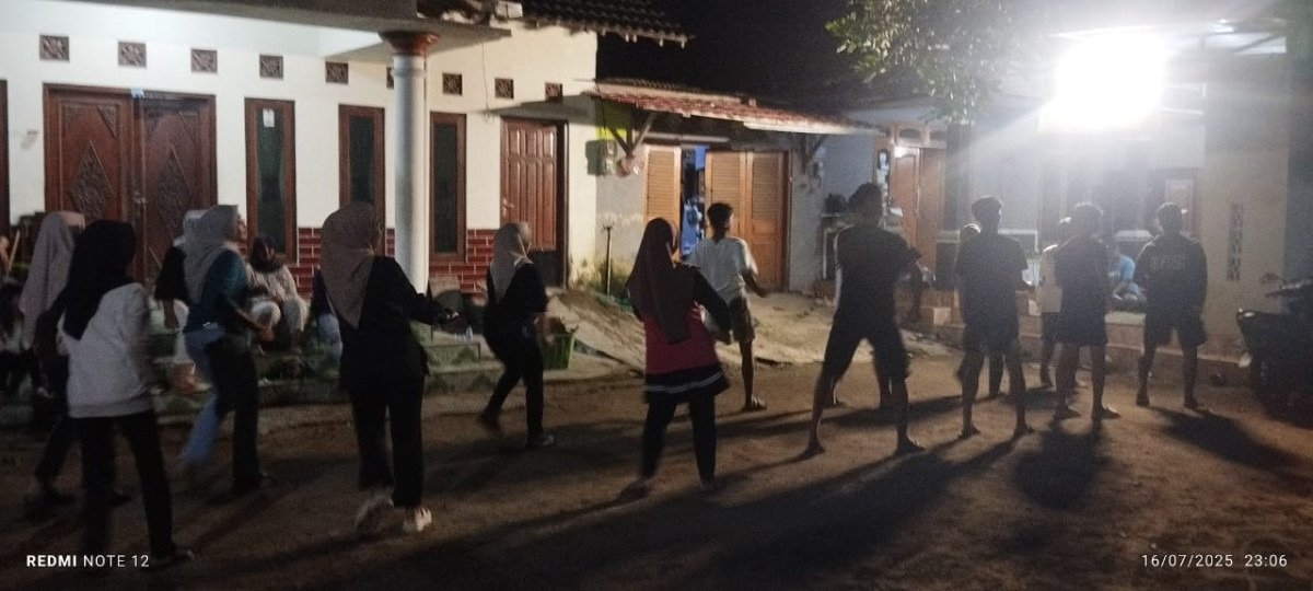 Latihan seni sholawat badui Persiapan Tegalan Fest Malangrejo