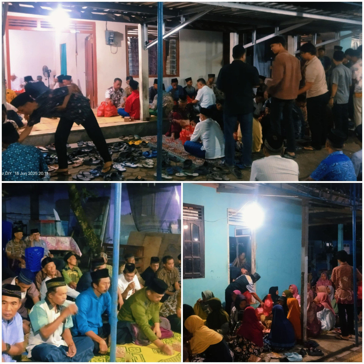 BACAAN TAHLIL 7 HARIAN ALM. IBU IMAN PAIRAH RT 04 MALANGREJO