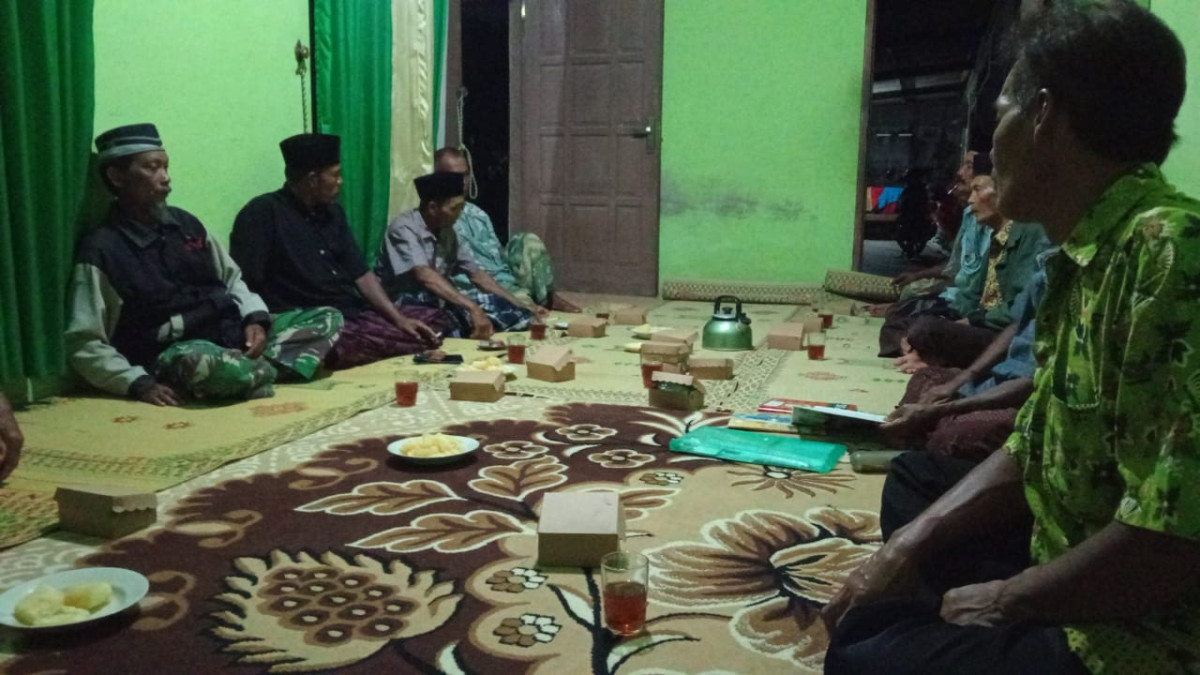 Pertemuan klompok tani  padukuhan Malangrejo