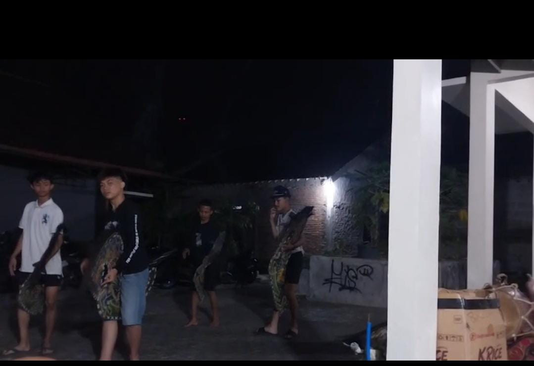 Latihan jatilan di dusun Babadan