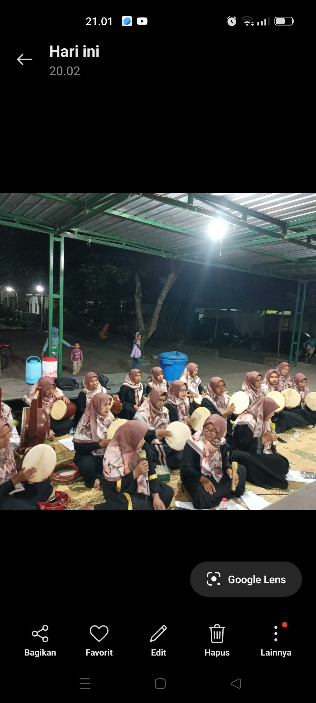 Pengajian rutin lapanan terung padukuhan krandon