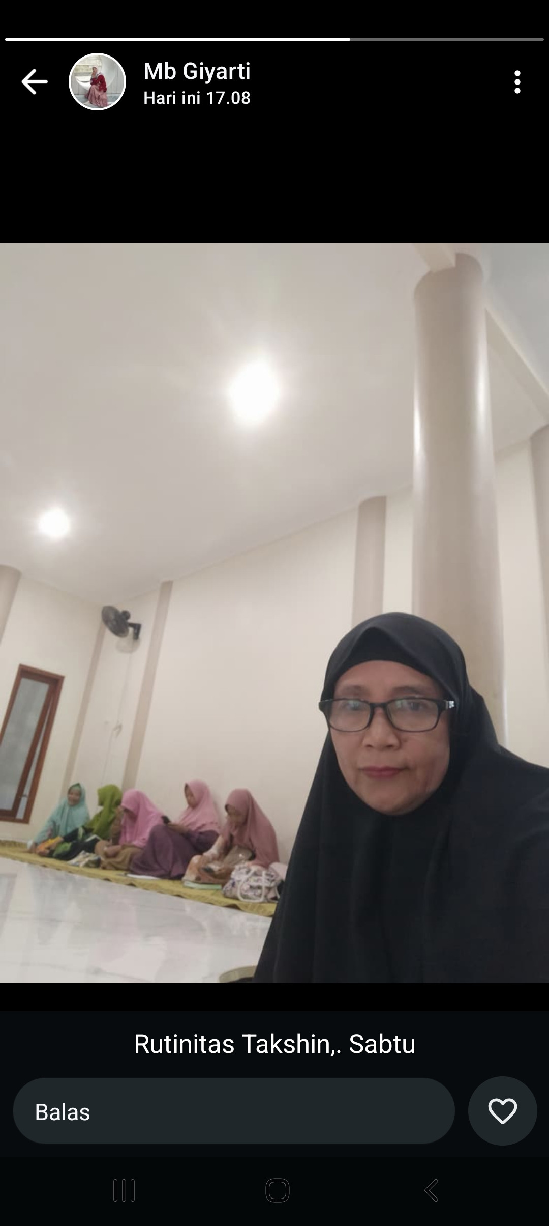 Belajar metode Tahsin Klmpok pengajian Ibu2 warga Krajan