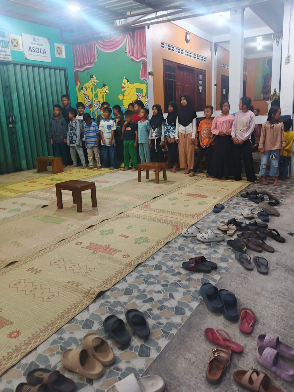 Lomba cerdas cermat anak2 SD dan SMP  warga gedongan lorngan lor