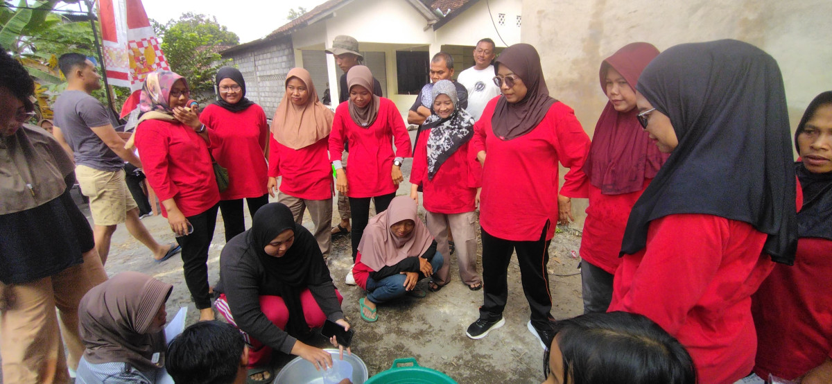 Perhitungan hasil banyak air yg tertampung