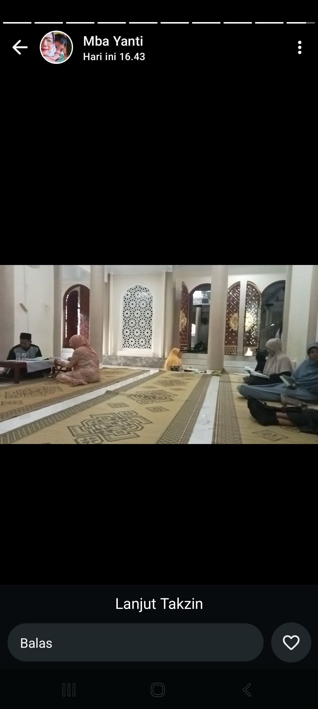 Belajar metode Tahsin Klmpok pengajian Ibu2 warga Krajan