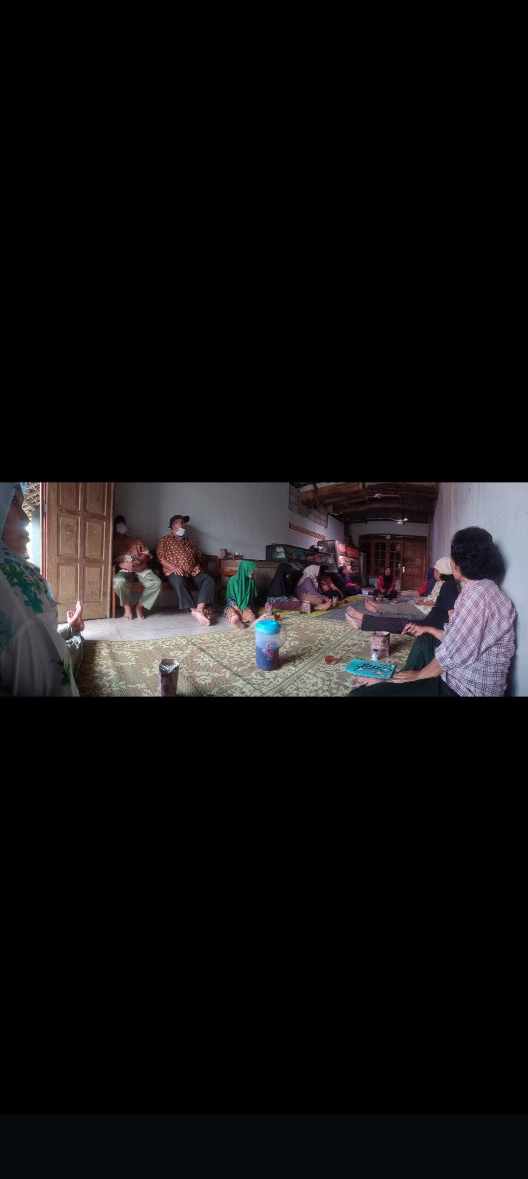 Pertemuan rutin penerima PKH dirumah ibu endar jetis wedomartani