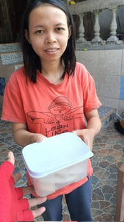 Bumil Sanggrahan penerima PMT lokal